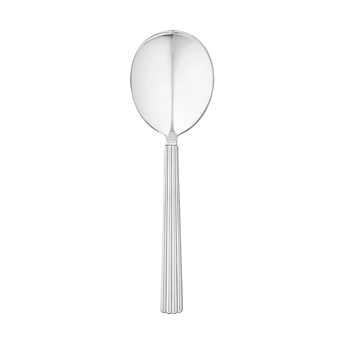 Small Bernadotte Serving Spoon - Sterling Silver