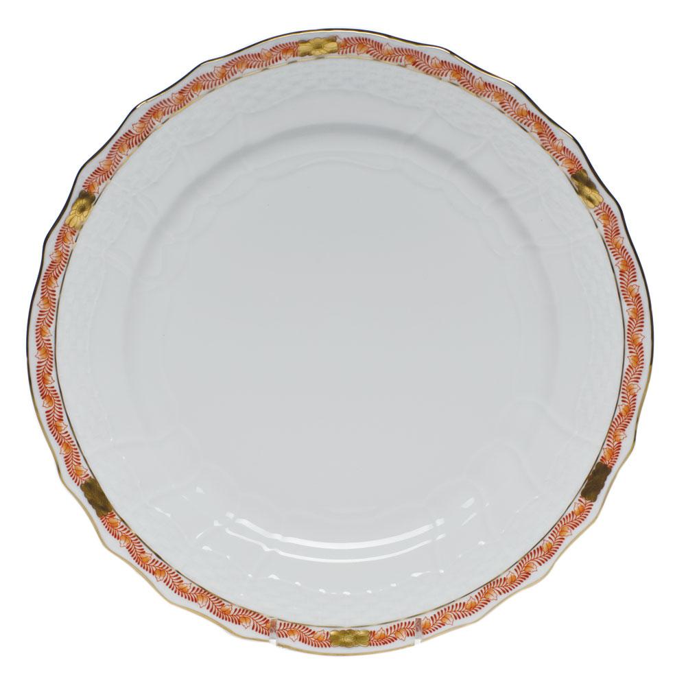 Chinese Bouquet Rust Garland Charger Plate