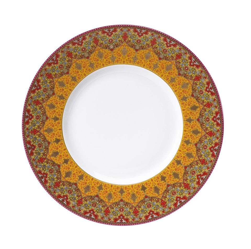 Dhara Dessert Plate - Red