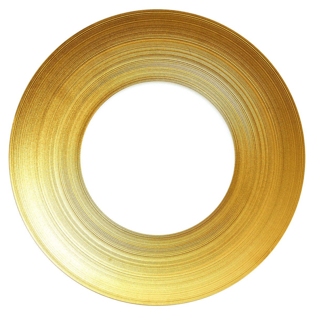 Hemisphere Charger Plate - Gold