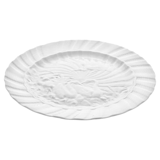 Swan Service Charger Plate