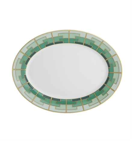 Emerald Oval Platter