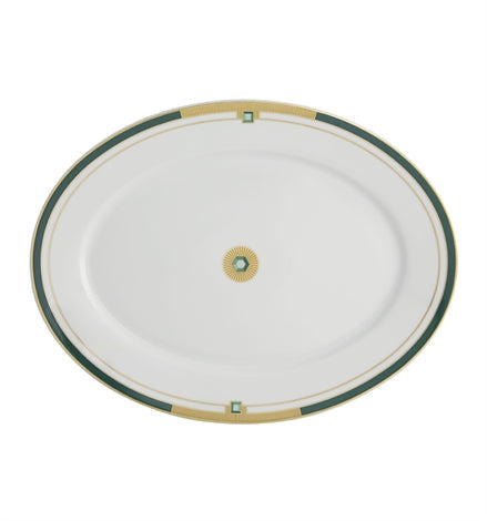 Emerald Oval Platter