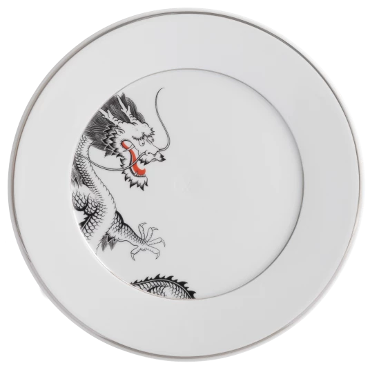 Vitruv Fortune Dragon Dessert Plate