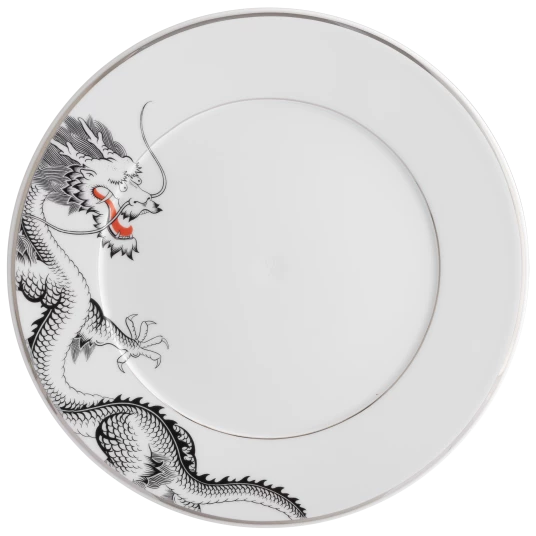 Vitruv Fortune Dragon Dinner Plate