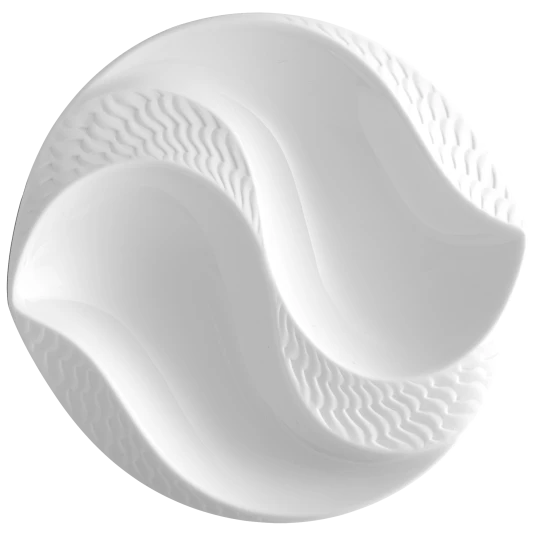 Waves Relief Asia Collection Bisque Sauce Bowl