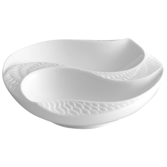 Waves Relief Asia Collection Bisque Sauce Bowl