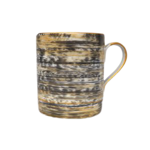 Agate Black and Gold Mug
