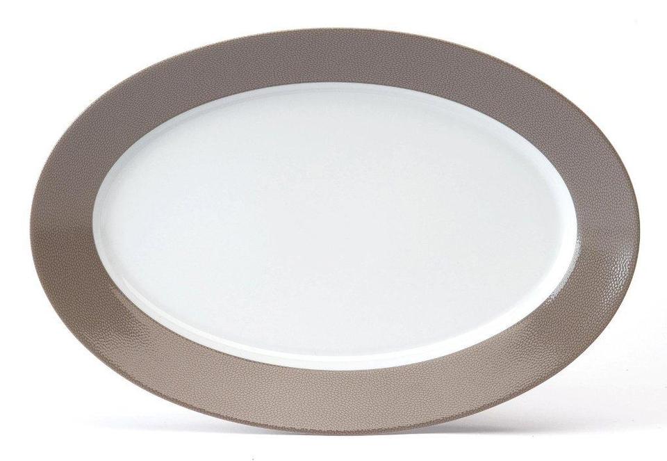 Seychelles Oval Platter - Taupe