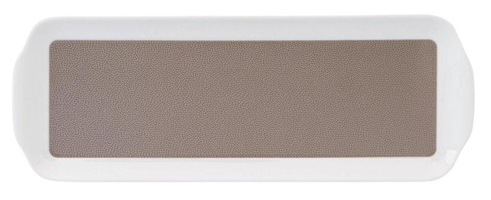 Seychelles Rectangular Cake Platter - Taupe