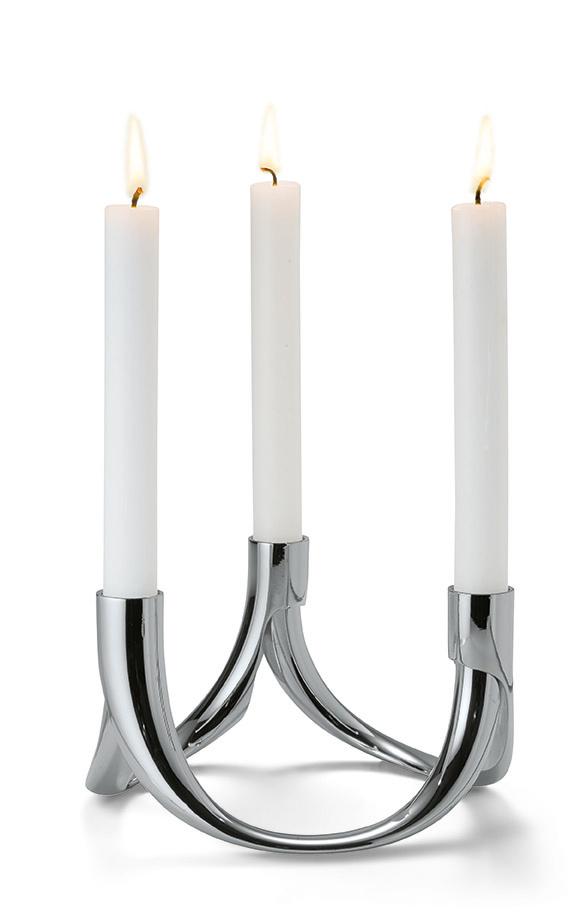 Bow Candle Holder, 3 Piece
