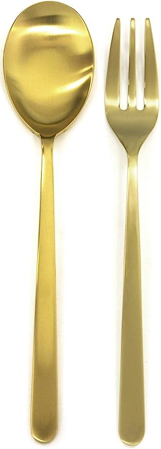 Linea Ice Oro Serving Fork
