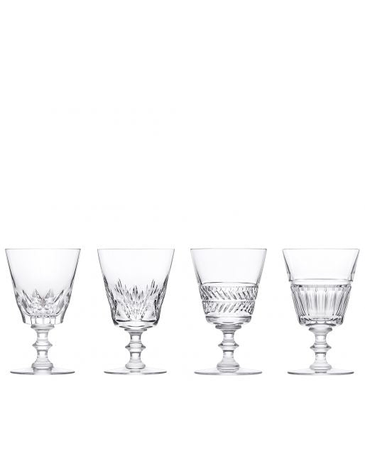Galerie Des Reines Glass, Set of 4