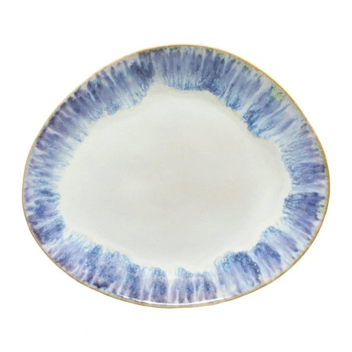 Brisa Oval Dinner Plate - Ria Blue