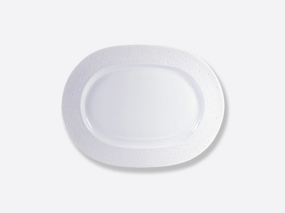 Ecume Oval Platter White
