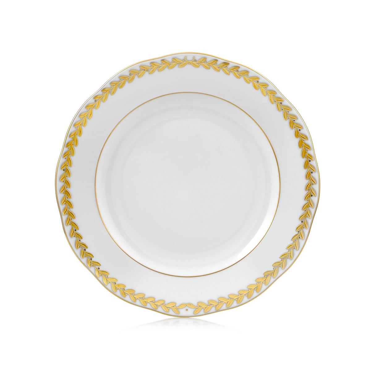 Golden Laurel Dessert Plate