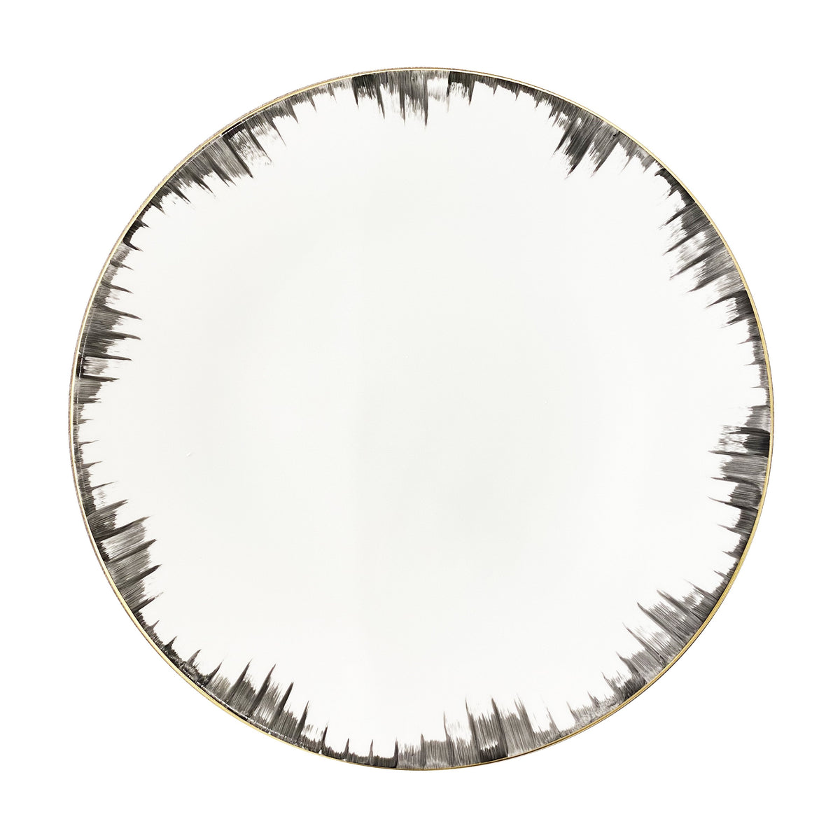 Iris No. 2 Presentation Plate Black