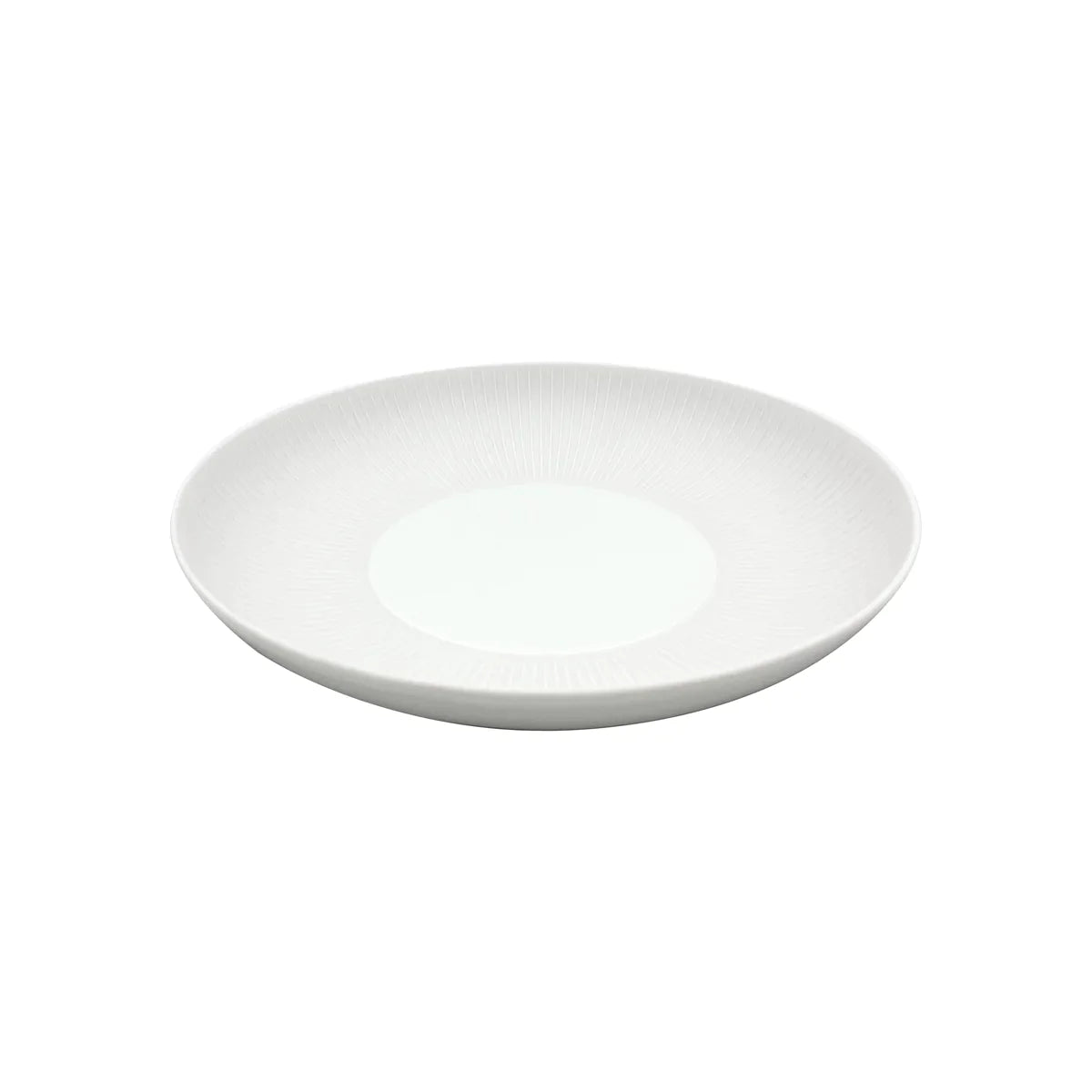 Bolero White Satin Pasta Plate