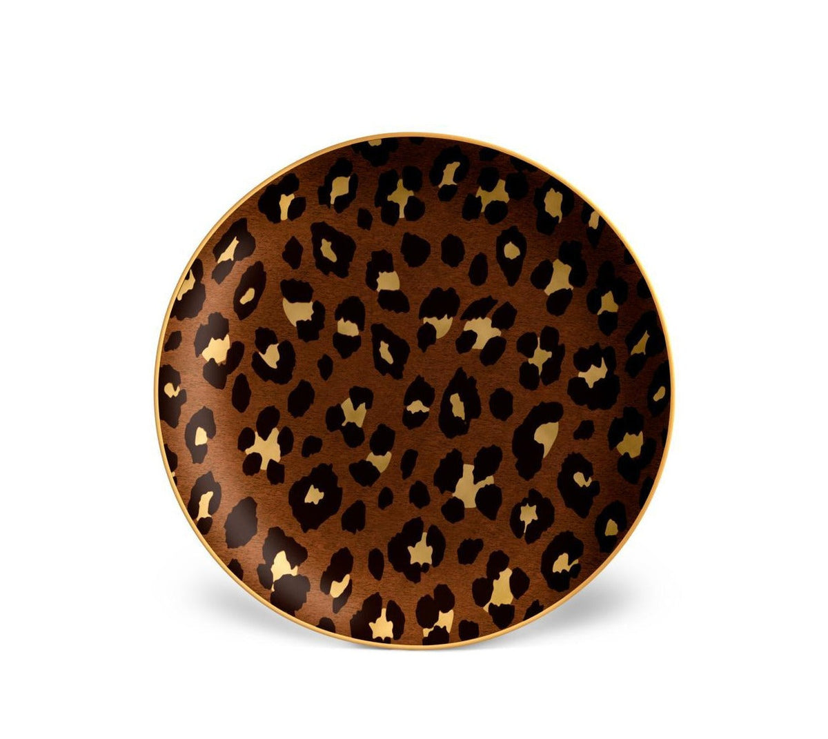 Leopard Dessert Plates, Set of 4