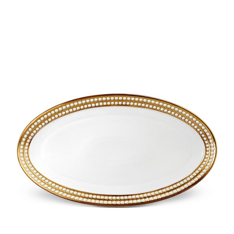 Perl̩e Large Oval Platter