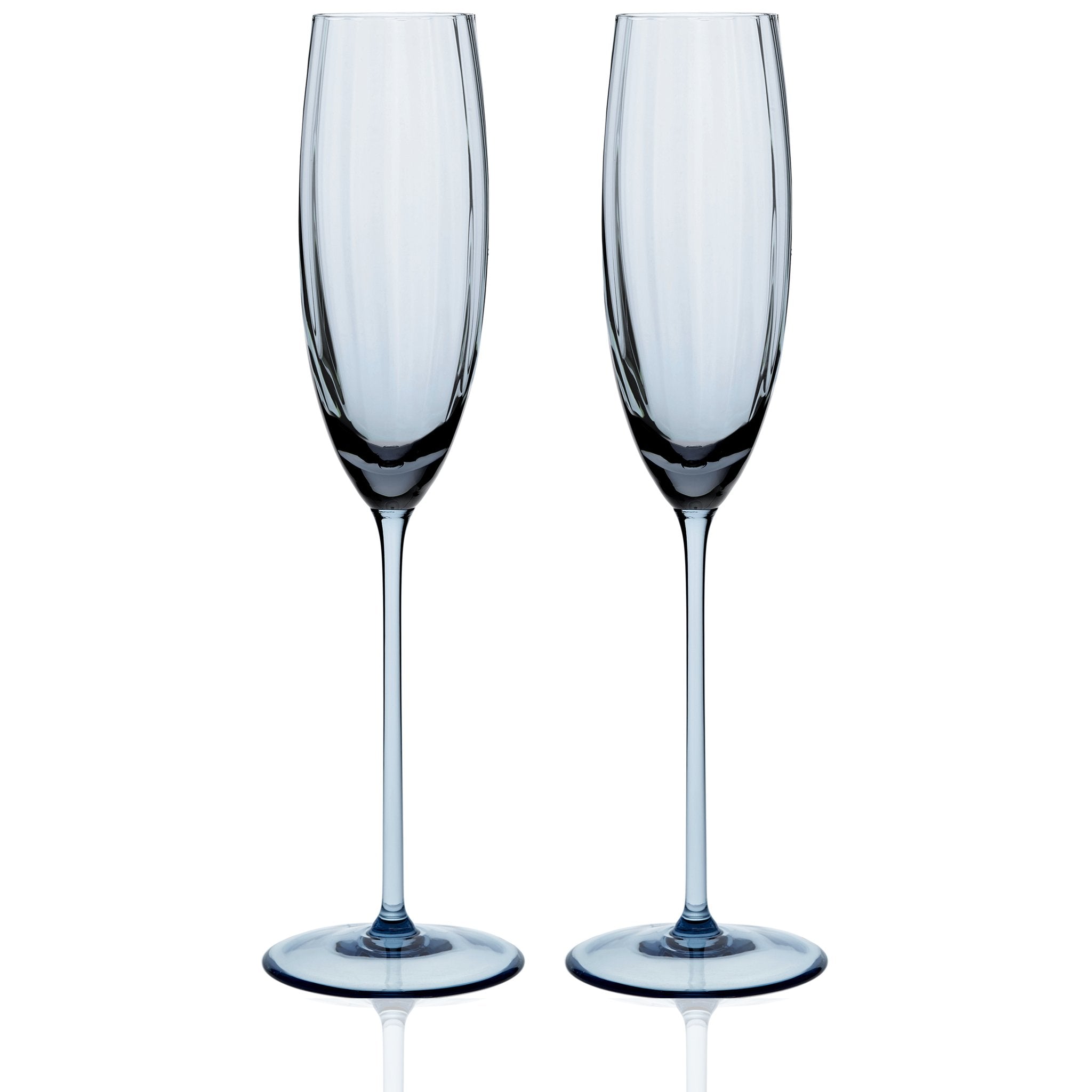 Caskata Quinn Clear White Wine Glasses Set of 2