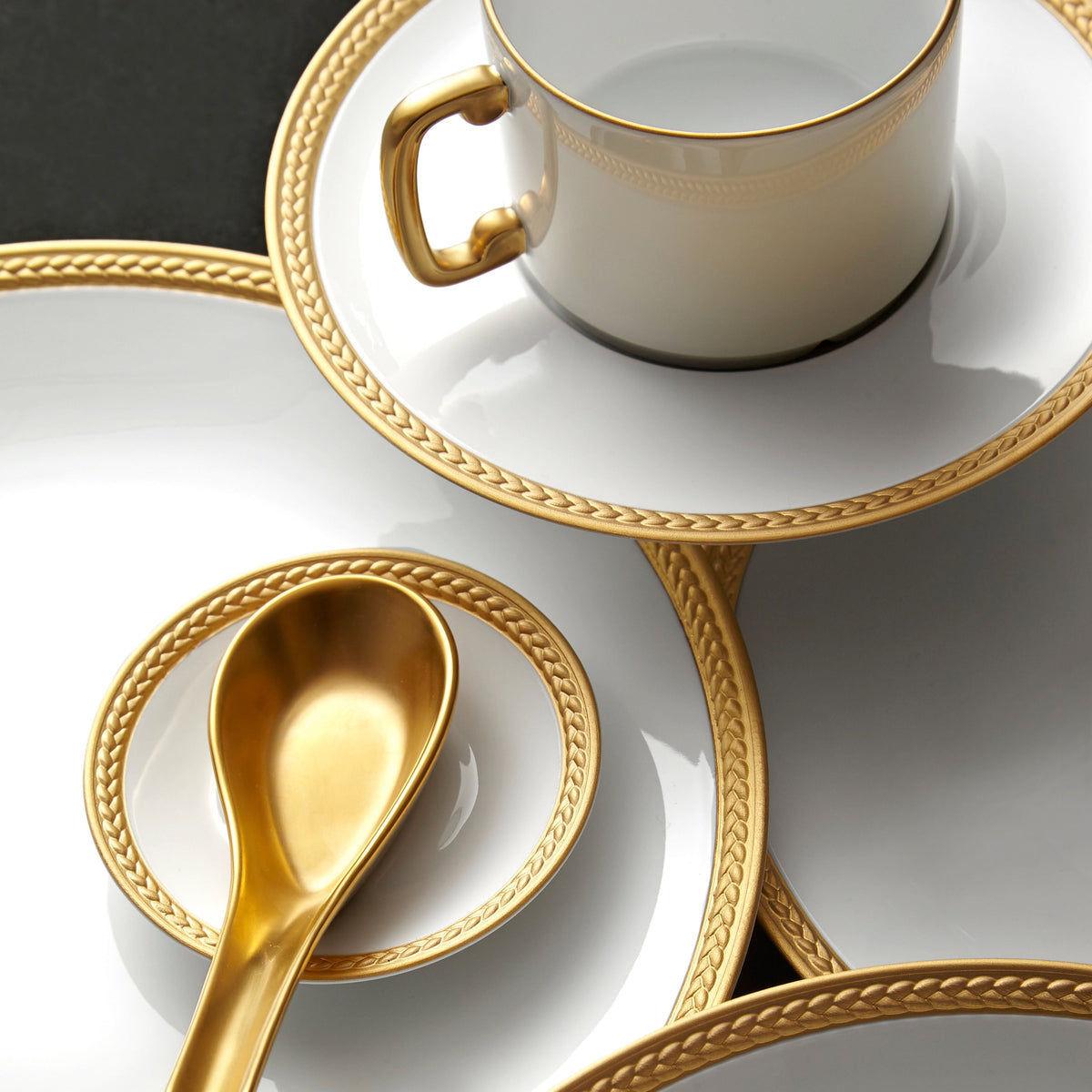 Soie Tress̩e Espresso Cup and Saucer