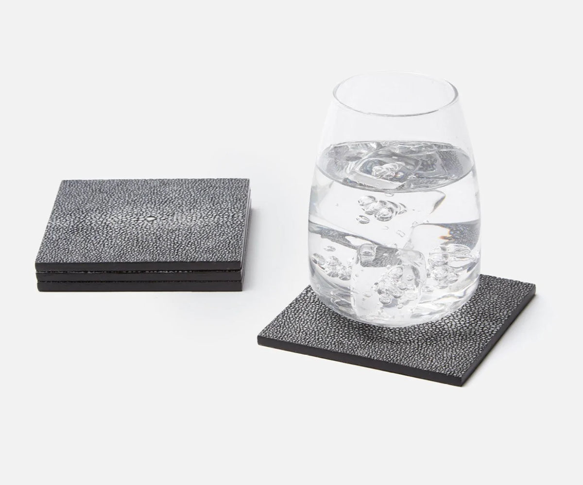 Henry Cool Gray Coasters Set of 4