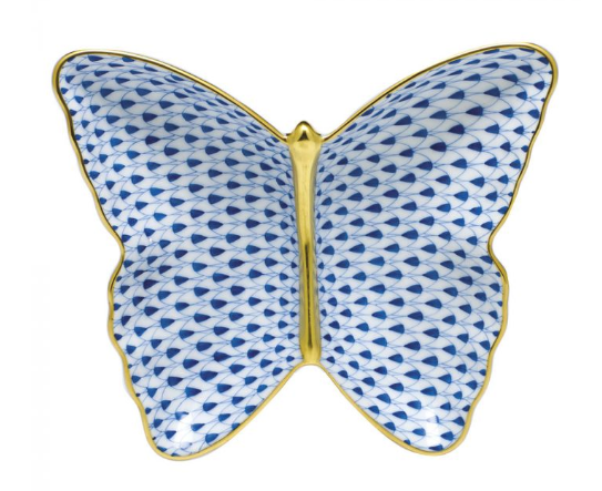 Sapphire Butterfly Dish