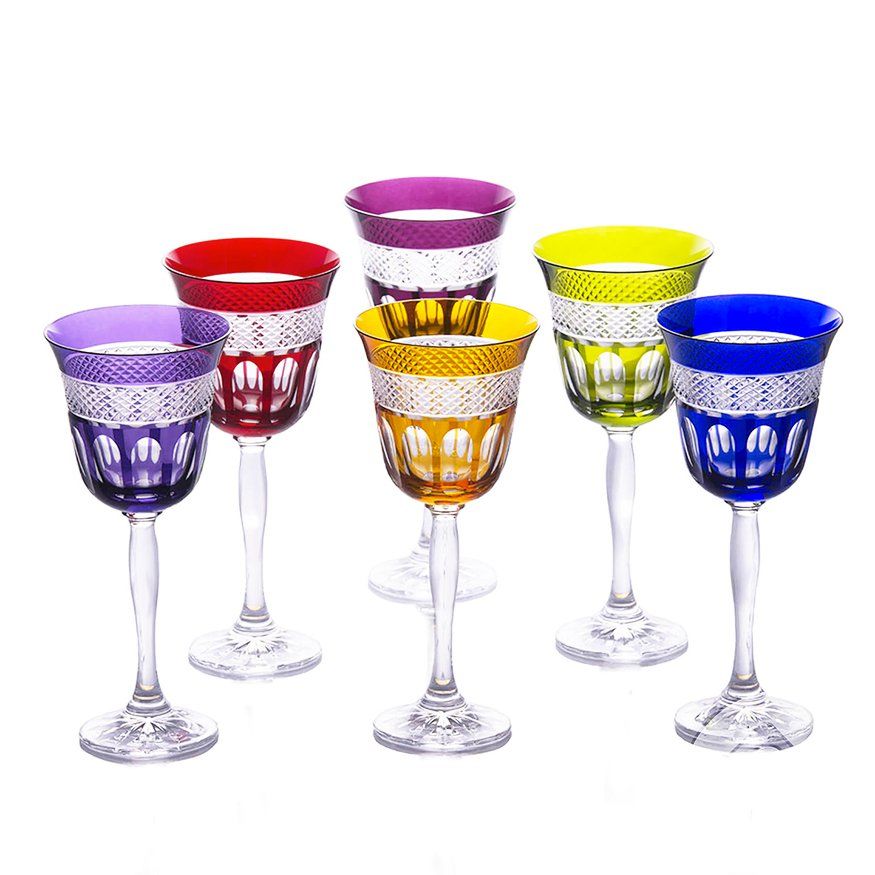 New Orleans Assorted Wine Glasses