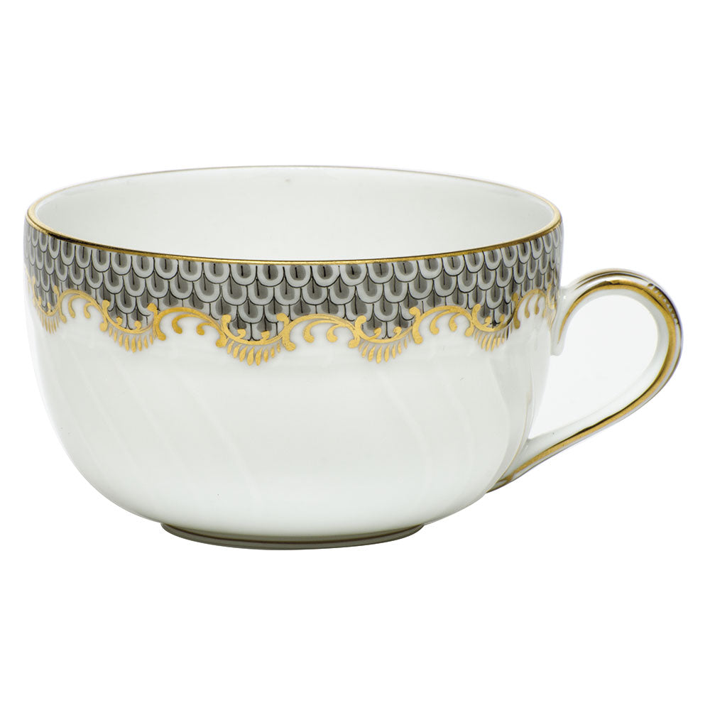 Canton Gray Cup and Saucer