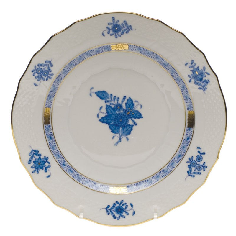 Chinese Bouquet Blue Salad Plate
