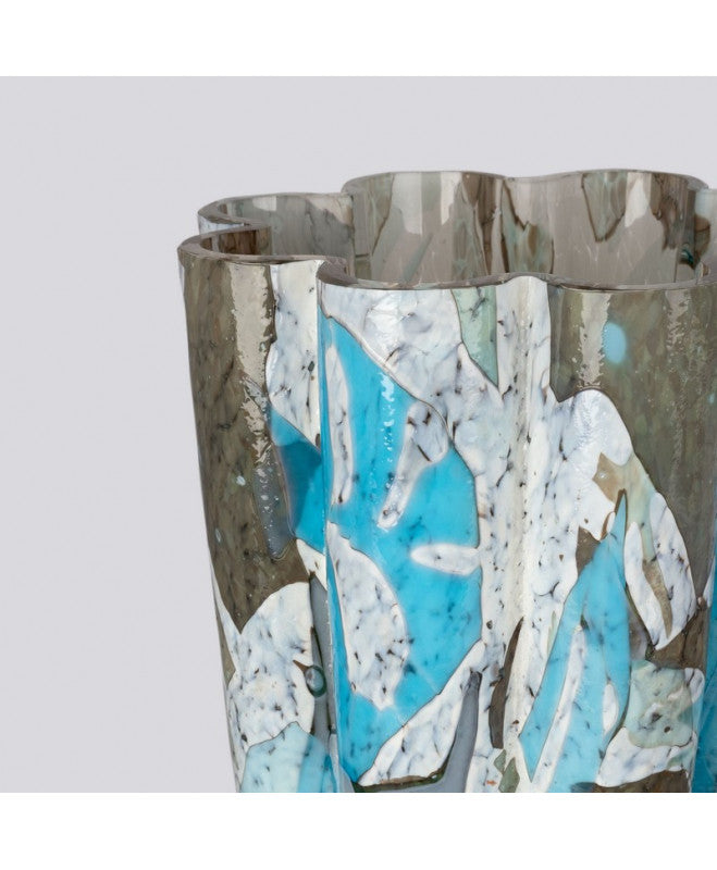 Aquamarine Bucket Vase