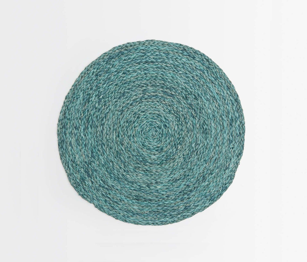Round Zoey Mixed Blue Placemat, Set of 4