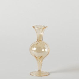 Spherical Vase, Amber Luster