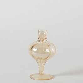 Spherical Vase, Amber Luster