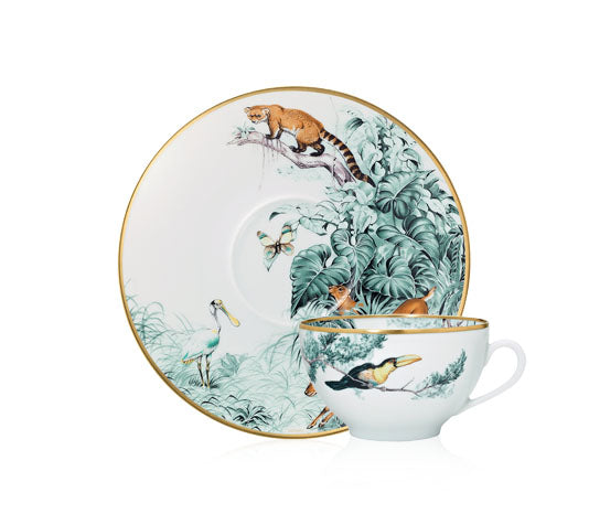 Carnets d&#39;Equateur Breakfast Cup and Saucer