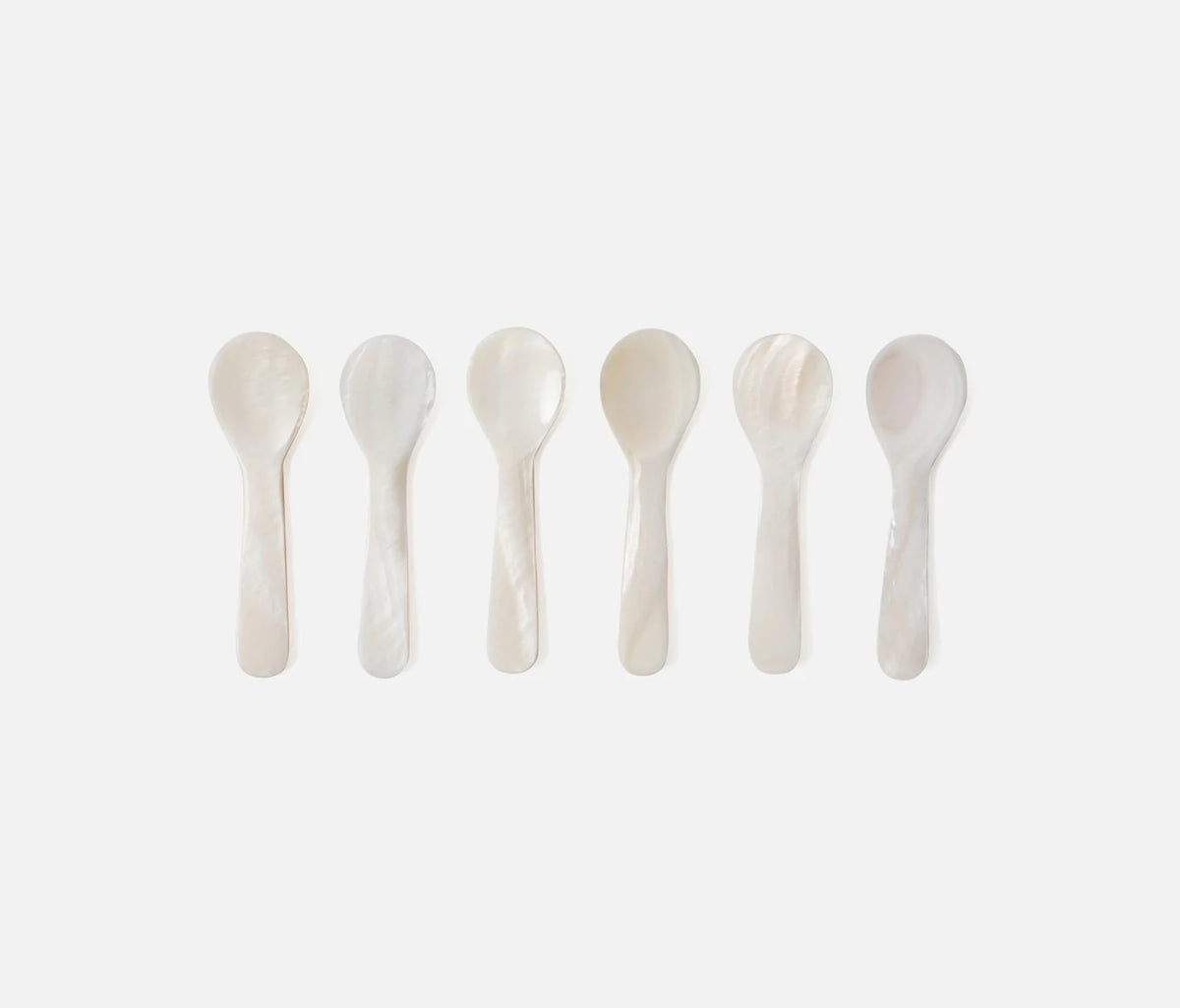 Cora Shell Mini Spoons, Set of 6