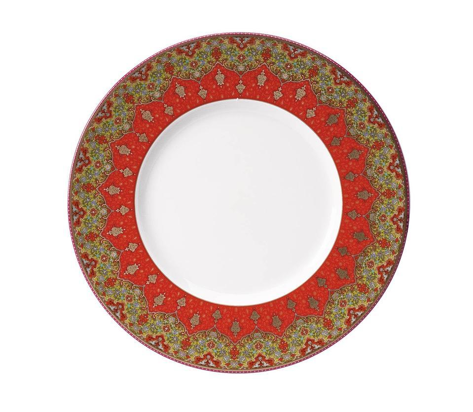 Dhara Dinner Plate - Red