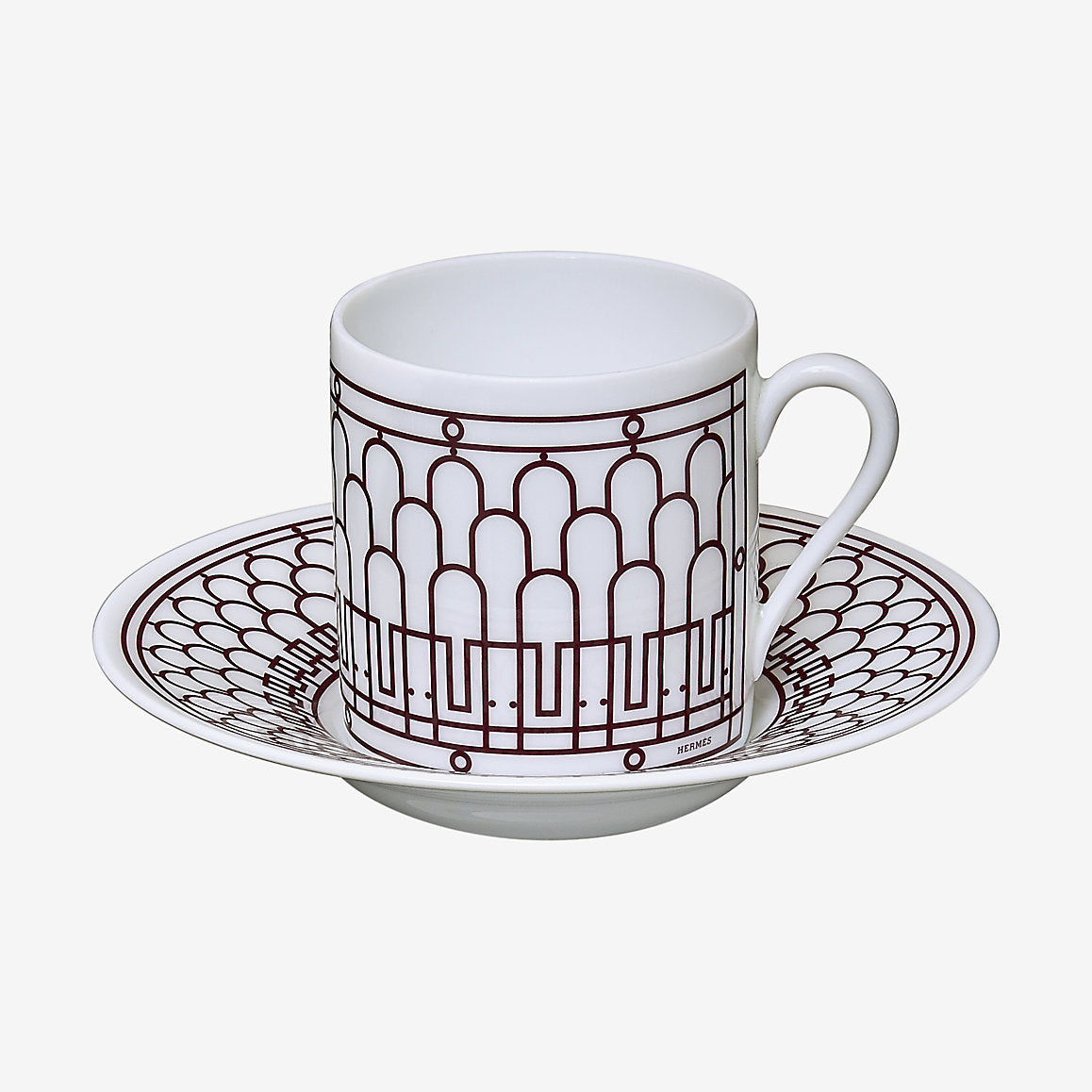 H Deco Rouge Coffee Cup and Saucer (D)