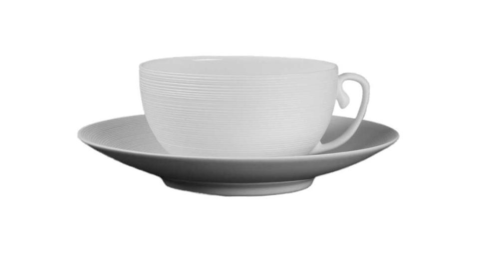 Hemisphere Tea Saucer - White