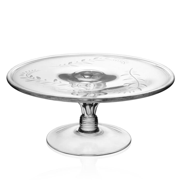 Lady Anne Round Cake Stand by Gorham Crystal | Replacements, Ltd.