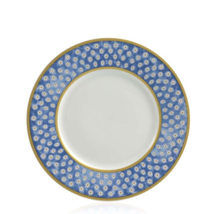 Leckford Dessert Plate Blue