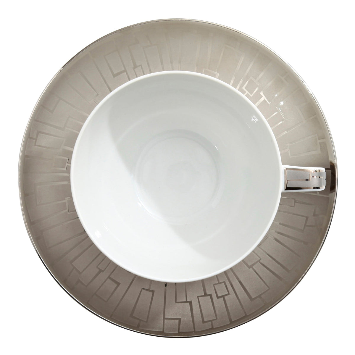 Skin Platinum Combi Porcelain Cup and Saucer