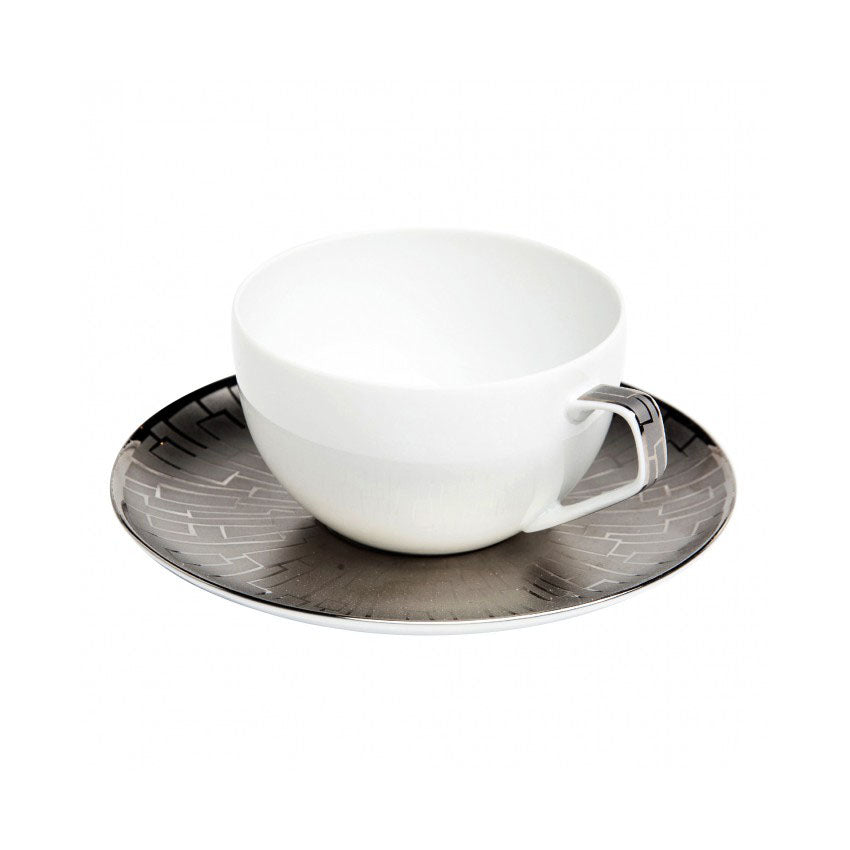 Skin Platinum Combi Porcelain Cup and Saucer