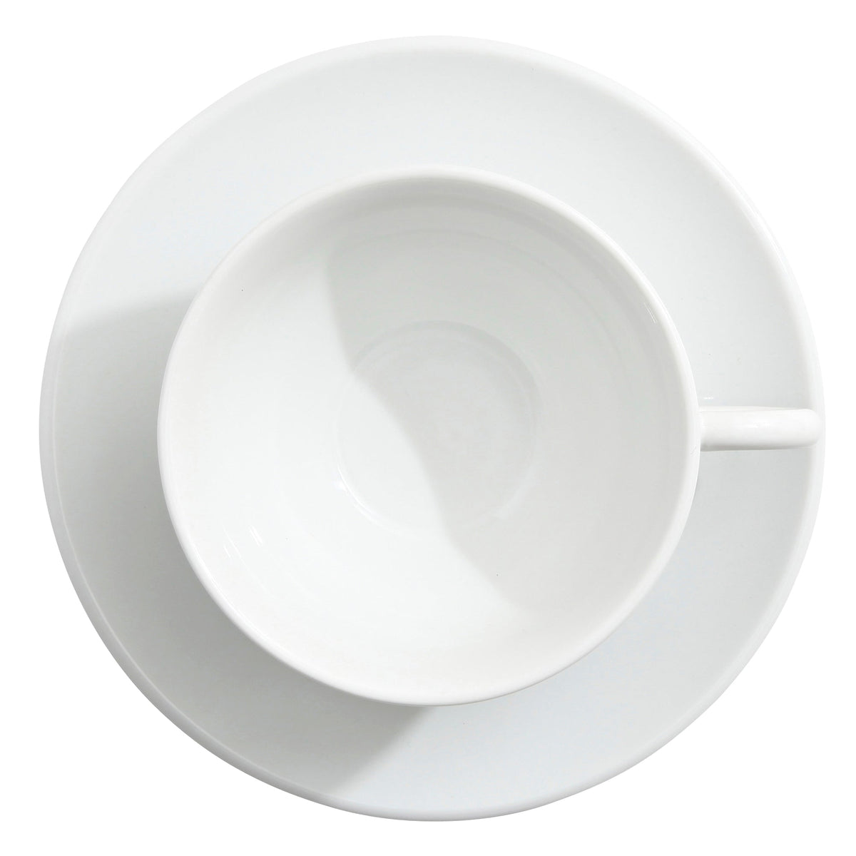 Moa White Cup with Saucer (D)