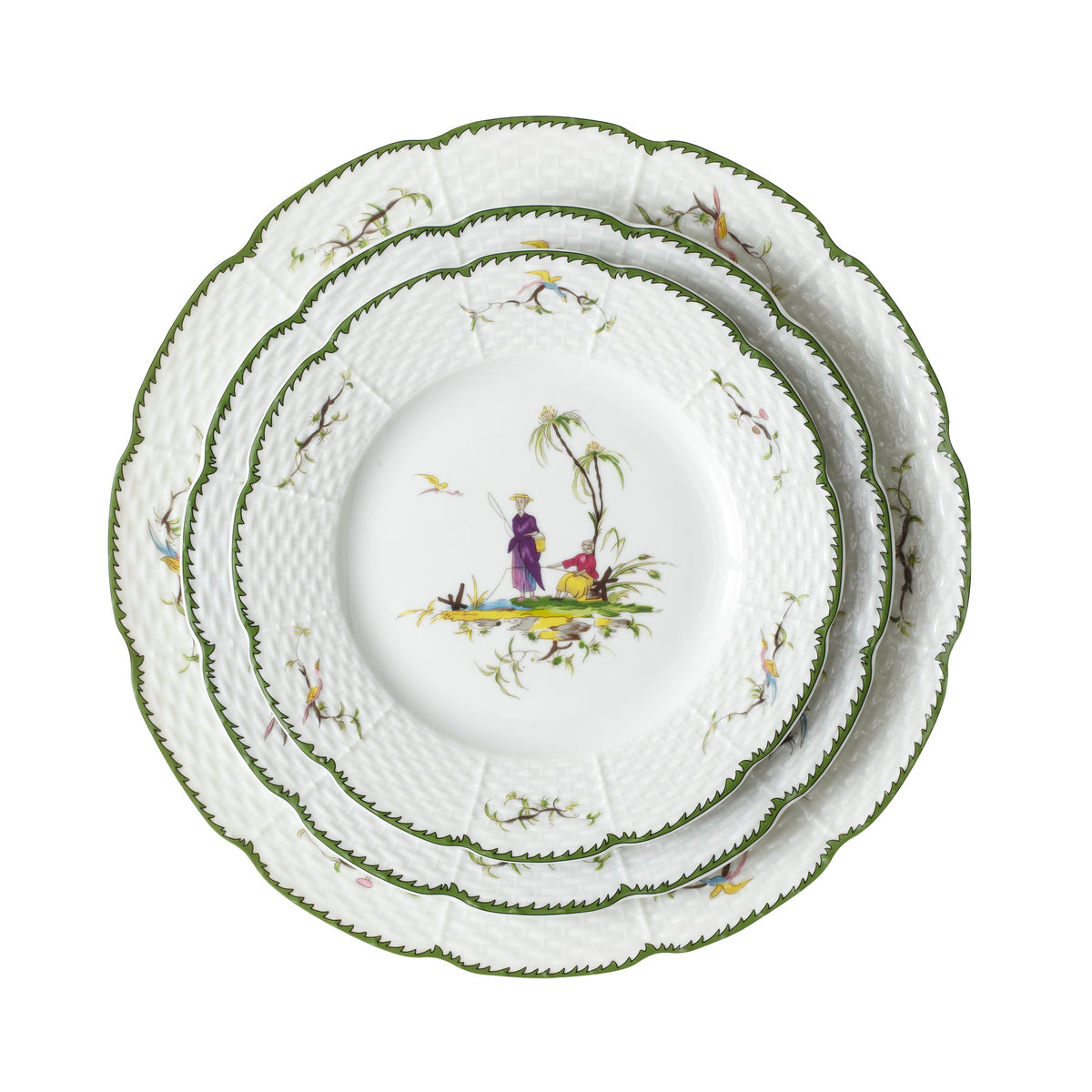 Si-Kiang Porcelain Salad Plate #3 (D)