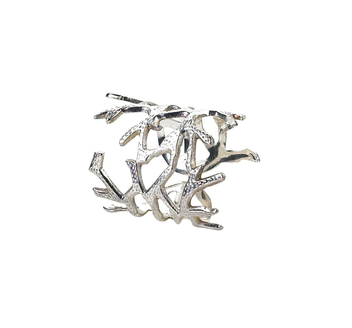 Coral Napkin Ring, Set of 4