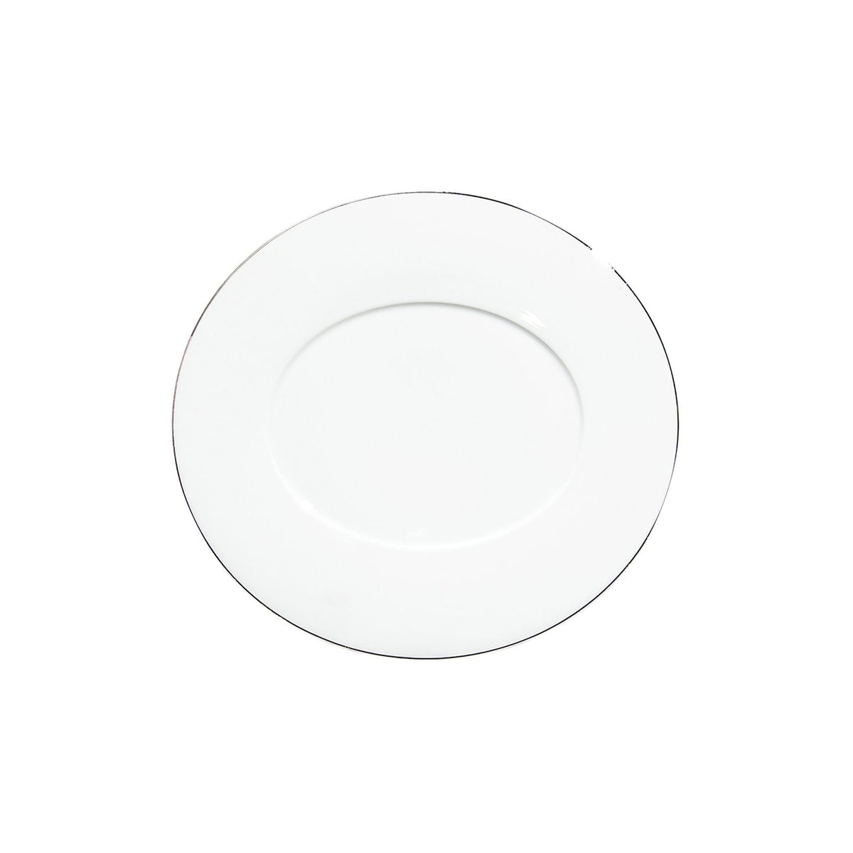 Epure Platinum Oval Dessert Plate