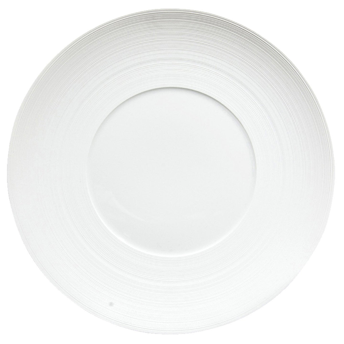 Hemisphere Charger Plate - White