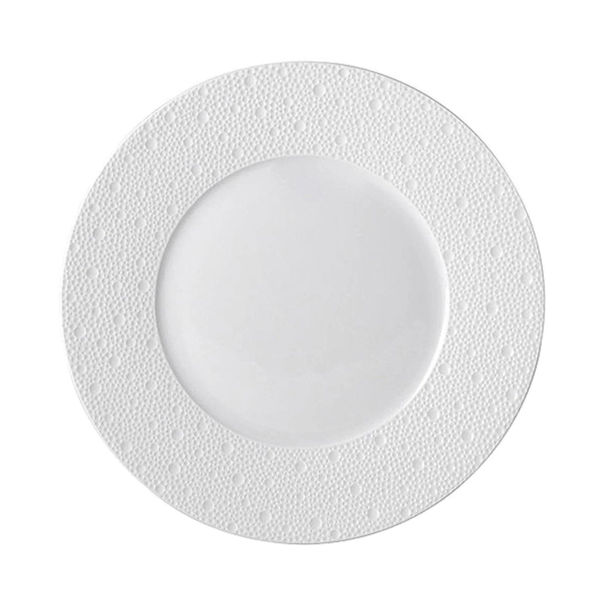 Ecume White Dinner Plate